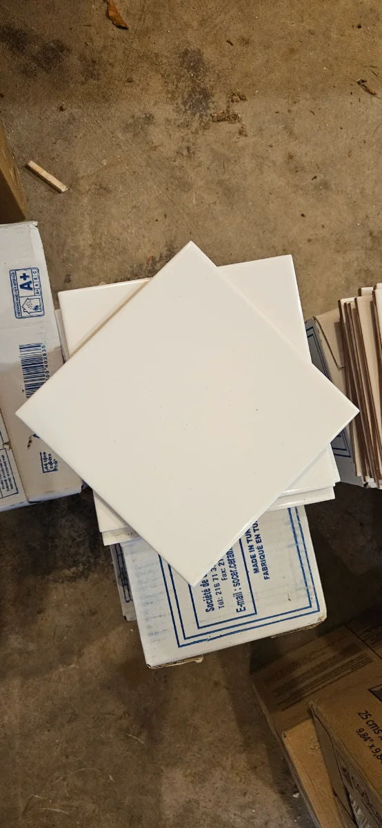 Kakel vitt 15x15 cm (6 m²)