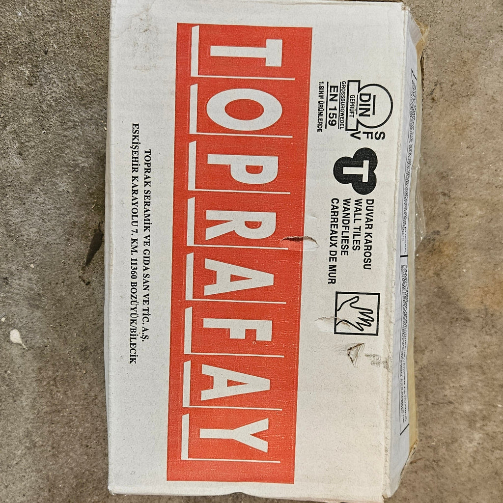 Kakel, vitt - Toprafay (1 m2)