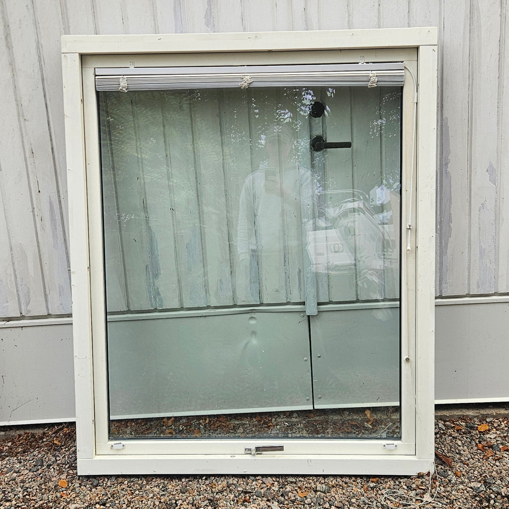 Aluminumbeklätt öppningsbart fönster, brunmålat (12x14)