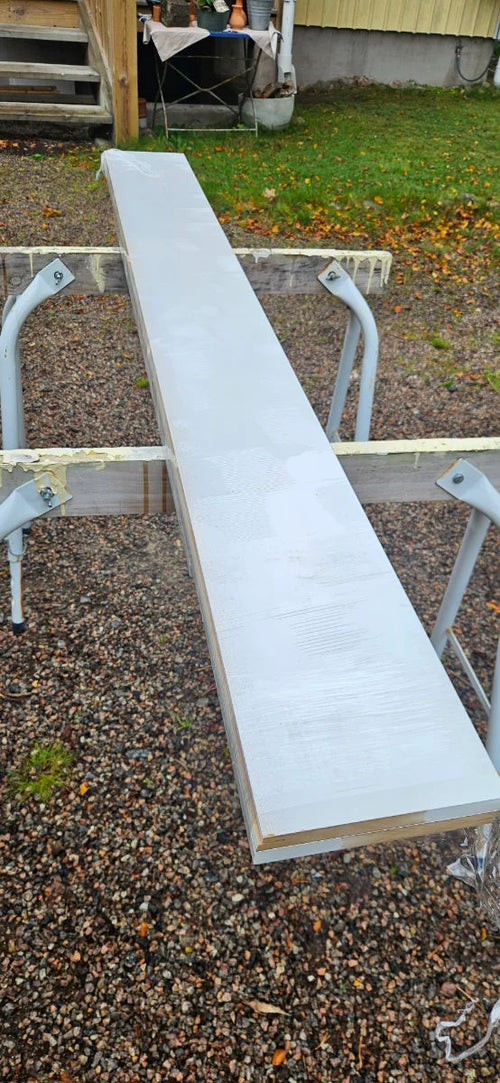 Fönsterbänk vit MDF 160 cm