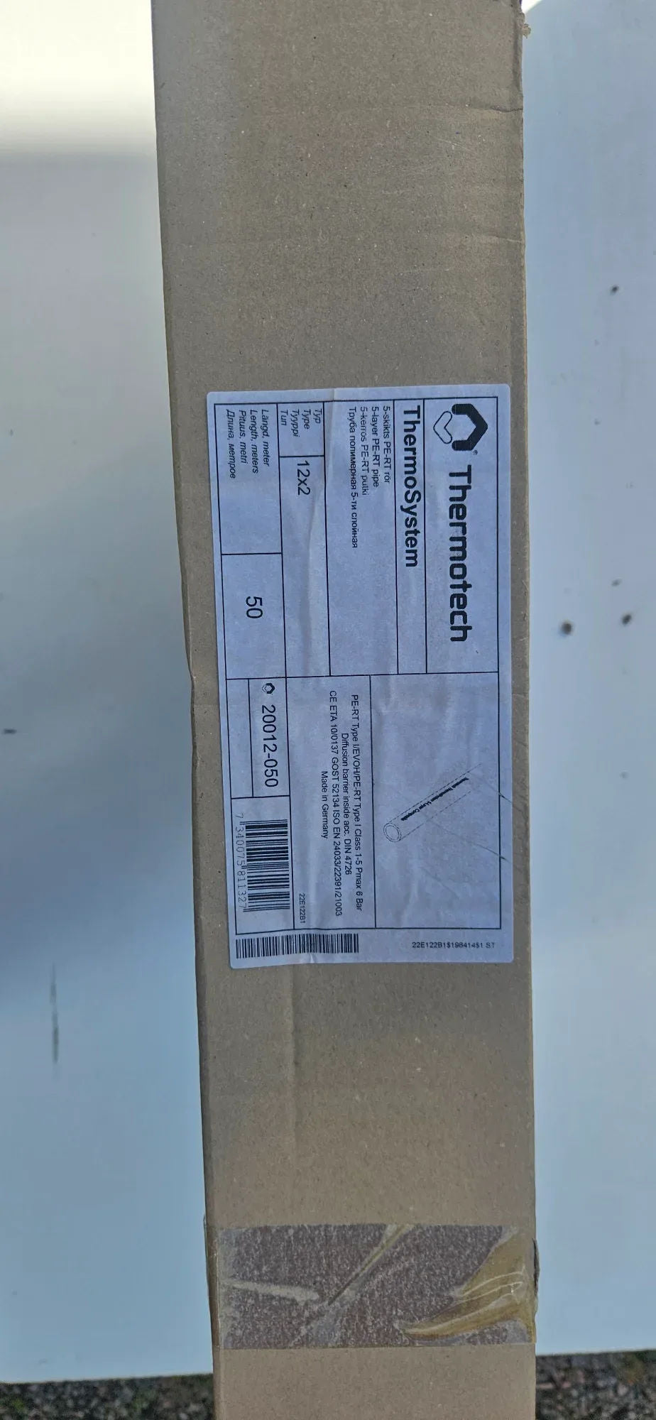 Golvvärmerör Thermotech 12 mm (50 m)